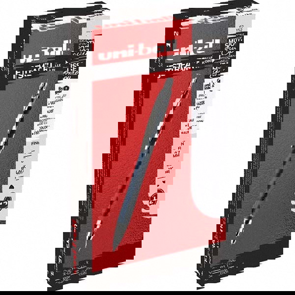 Jetstream Hybrid Gel Pen, Retractable, Fine 0.7 mm, Black Ink, Blue/Silver Barrel